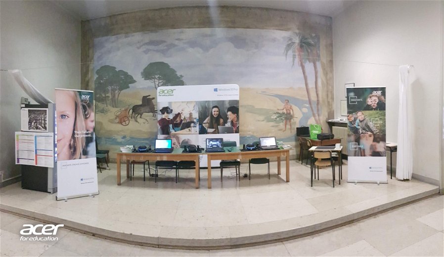Immagine di Acer ha partecipato all'evento nazionale di didattica immersiva "Scuola e virtuale"