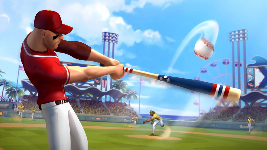 Immagine di Ballistic Baseball sarà disponibile al lancio di Apple Arcade