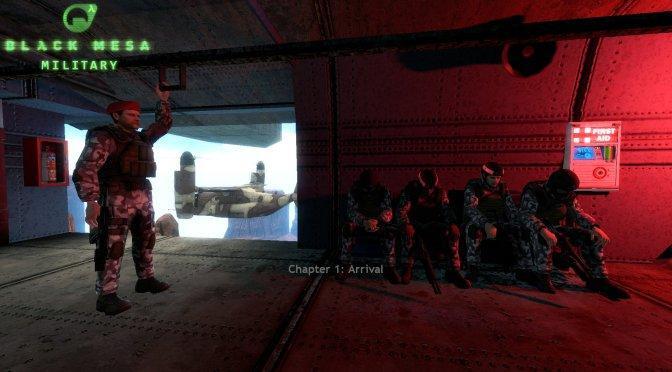 Una versione preliminare della mod Black Mesa Military è ora disponibile