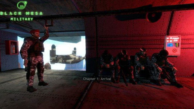 Una versione preliminare della mod Black Mesa Military è ora disponibile