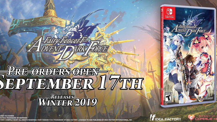 Fairy Fencer F Advent Dark Force arriverà in edizione fisica limitata su Switch