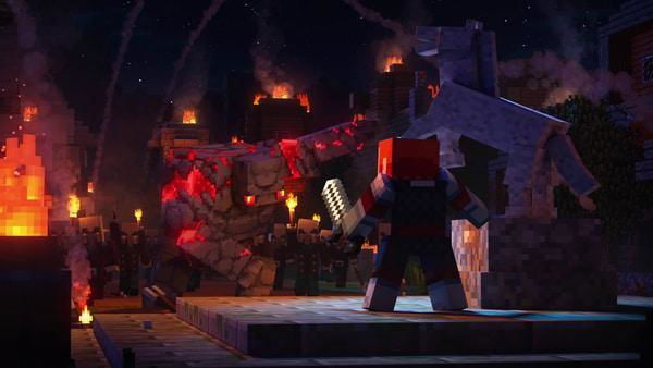 Un lungo video gameplay per Minecraft Dungeons