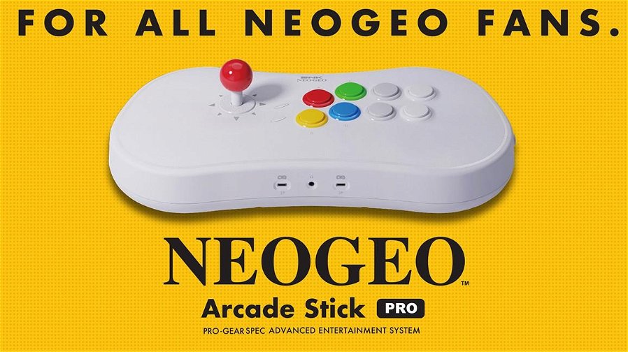 Immagine di NEOGEO Arcade Stick Pro conterrà 20 titoli al suo interno