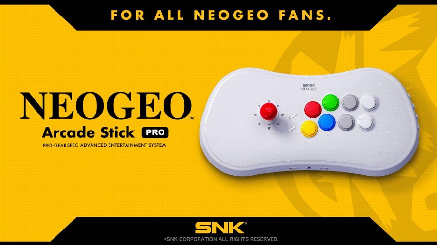 Immagine di SNK annuncia NEOGEO Arcade Stick Pro
