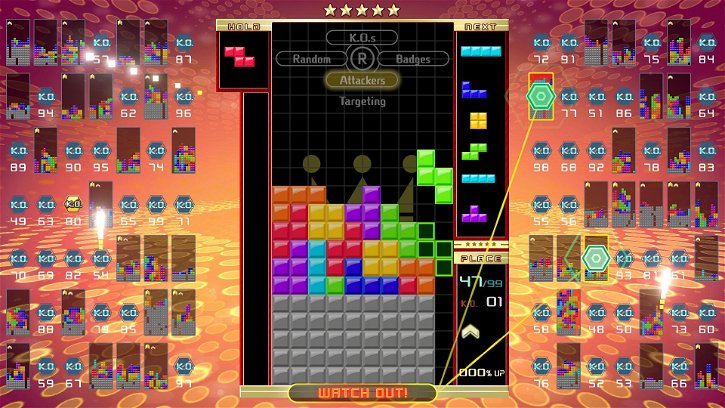 Immagine di Tetris 99 aggiornato alla versione 2.1.0