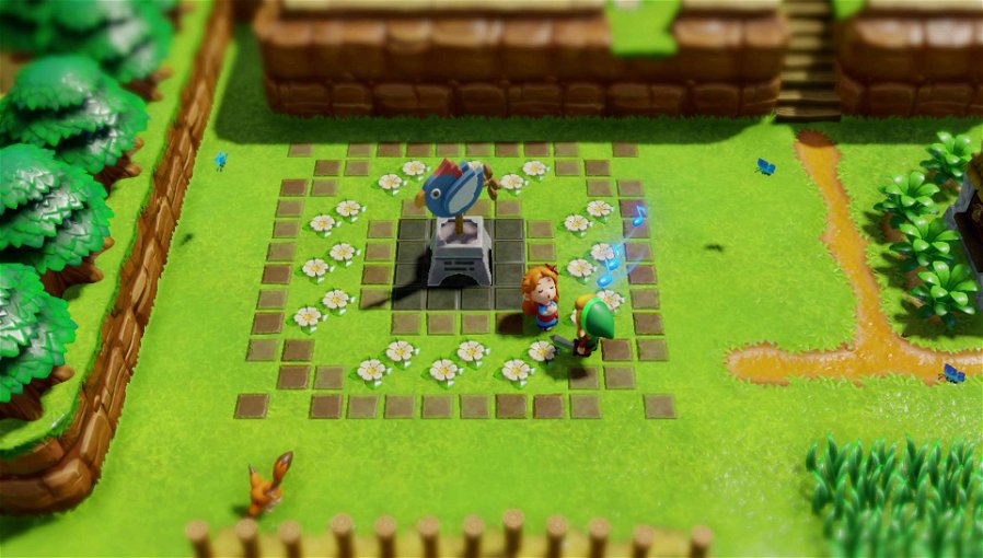 Immagine di Zelda: Link's Awakening, la mappa ricreata coi LEGO
