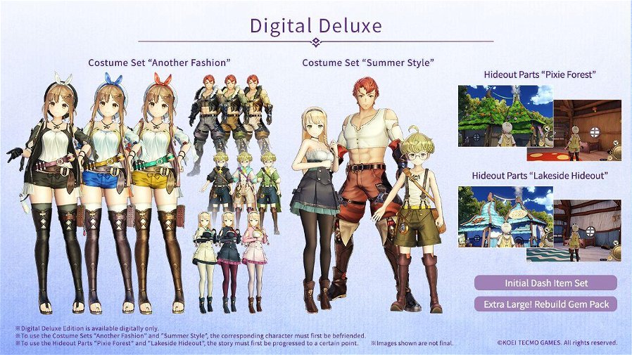 Immagine di Svelate nuove informazioni sulla Digital Deluxe Edition di Atelier Ryza