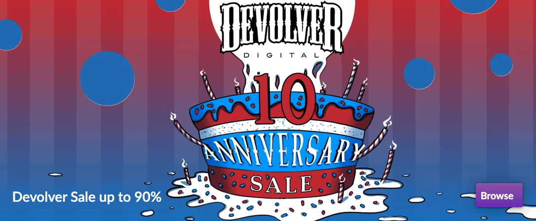 Devolver Digital celebra i 10 anni con sconti fino al 90%