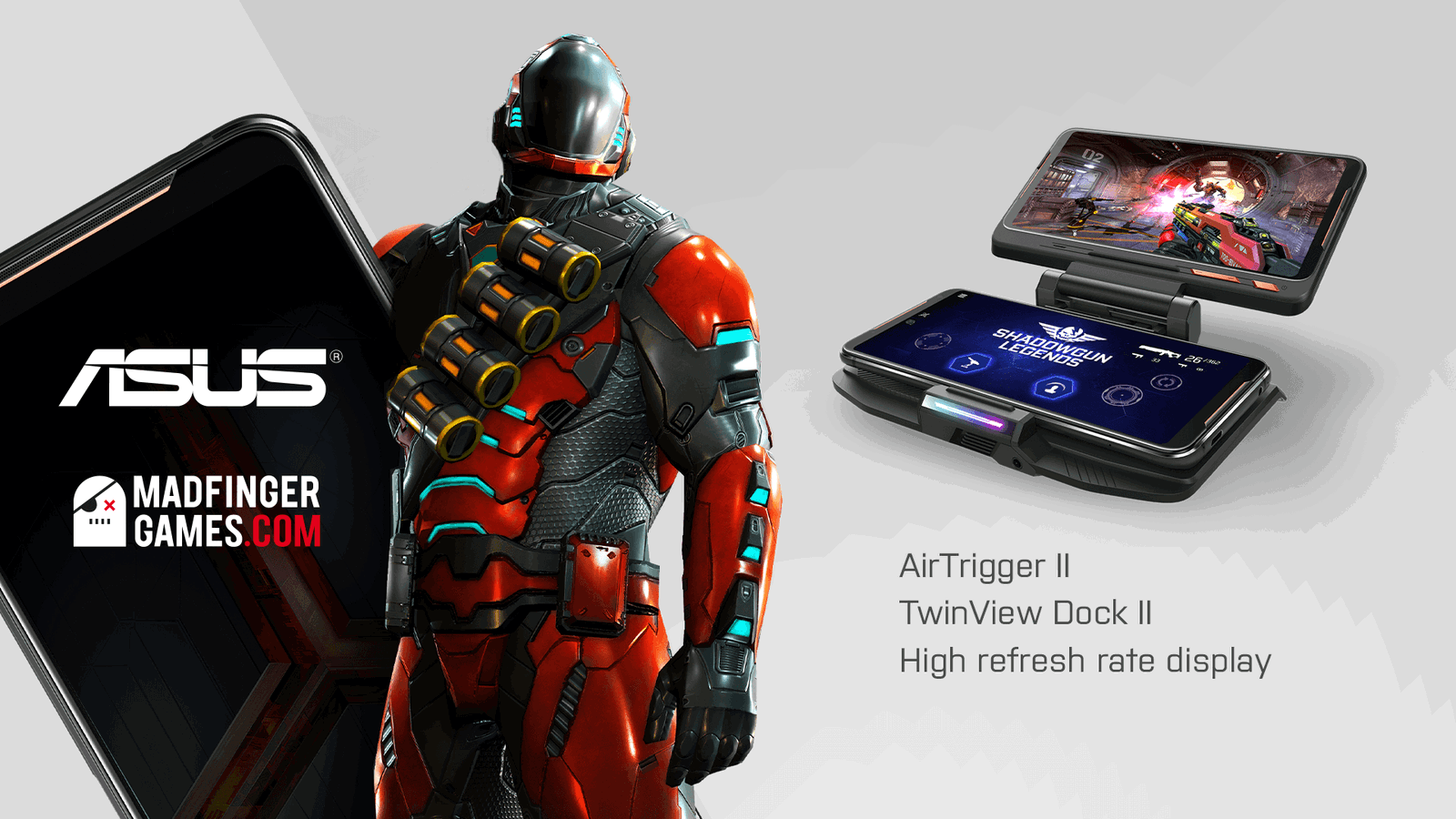 Anche Madfinger unisce le forze con ASUS per ROG Phone II