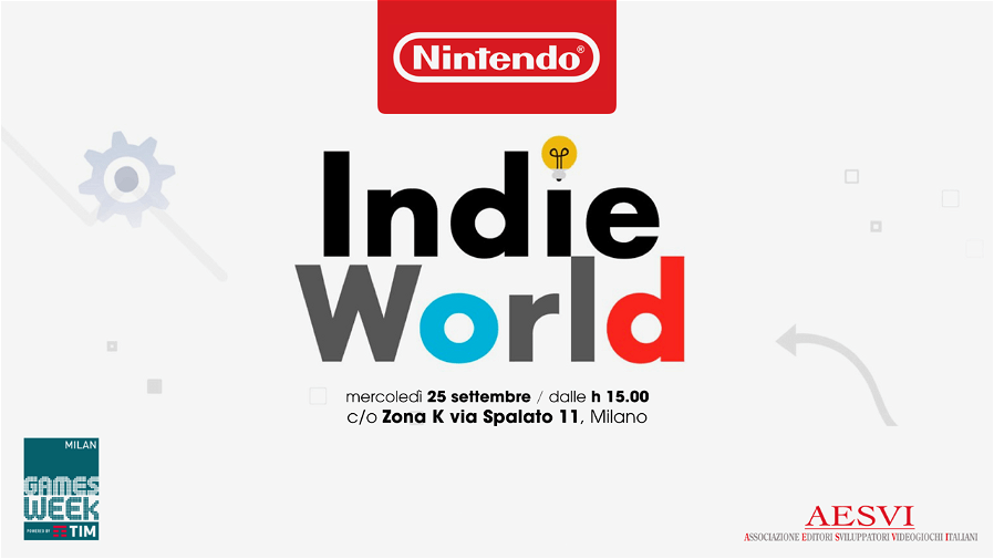 Immagine di Nintendo annuncia a Milano il terzo Indie World Summit