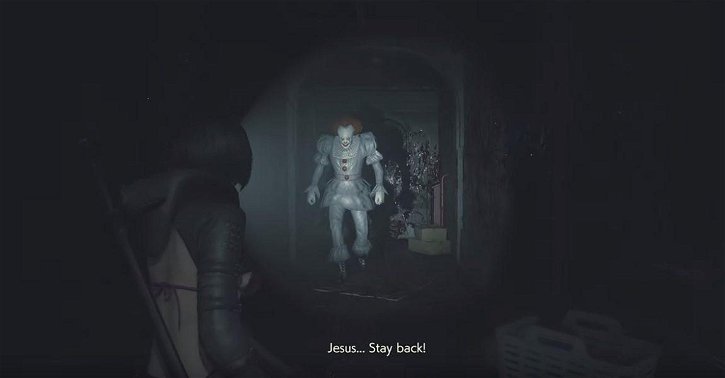 Immagine di Resident Evil 2, una mod introduce il clown Pennywise da IT
