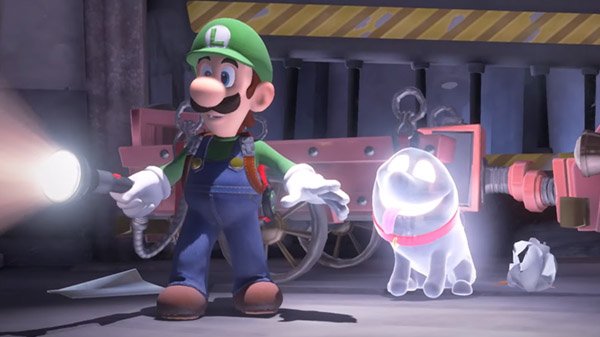 Immagine di Luigi's Mansion 3, la statuina F4F in video