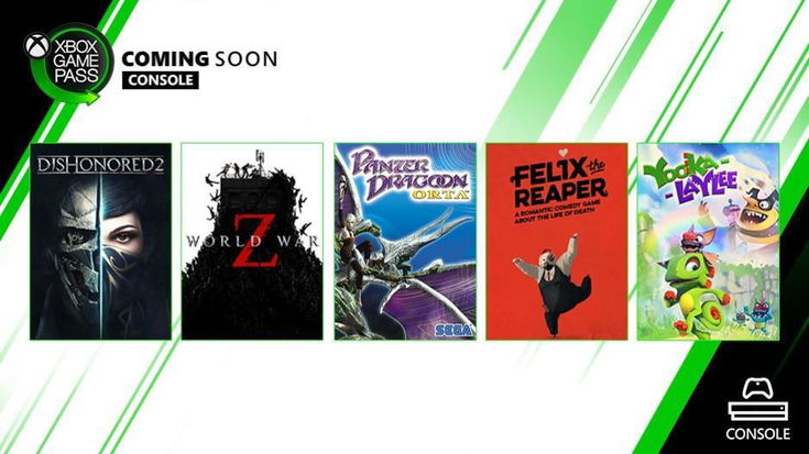 Xbox Game Pass: Fallout New Vegas, World War Z, Dishonored 2 ad ottobre