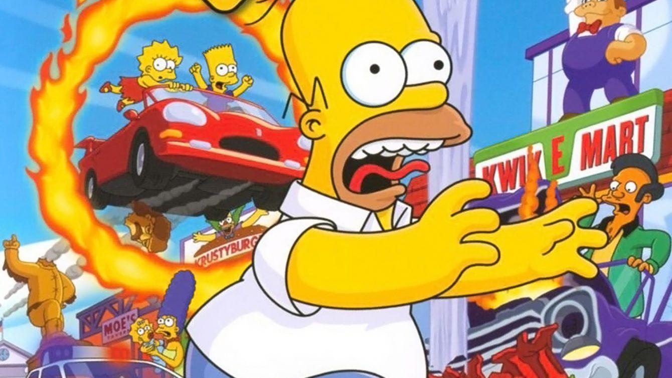 The Simpsons: Hit and Run ricreato in Dreams