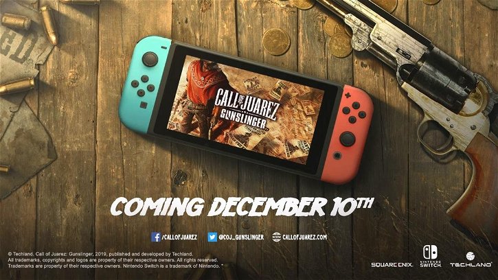 Immagine di Call of Juarez: Gunslinger è ufficiale su Nintendo Switch