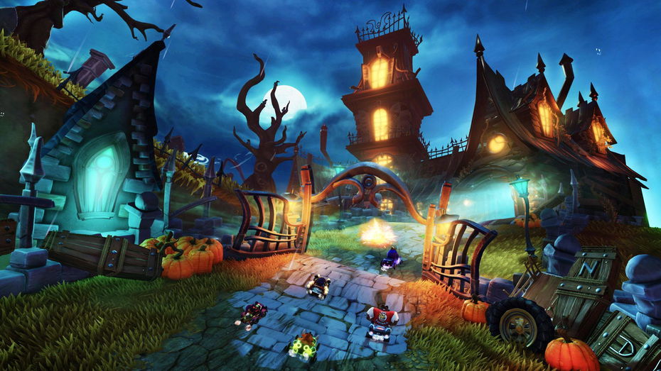 Immagine di Crash Team Racing, un video per lo Spooky Grand Prix