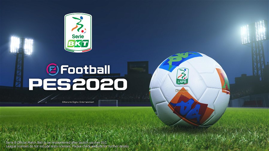 Immagine di eFootball PES 2020: Ora disponibile la serie B ed altro nel Data Pack 2.0 gratuito