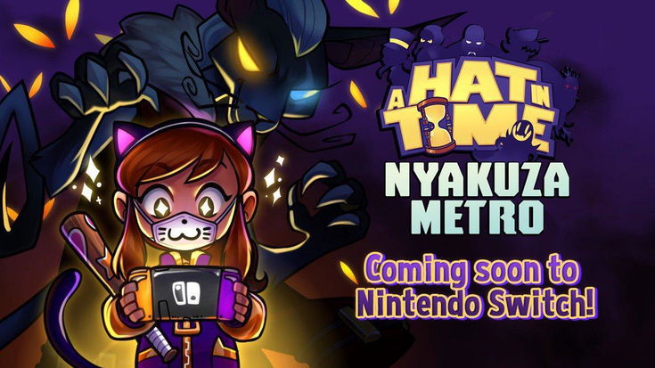 Il DLC Nyakuza Metro di A Hat In Time arriverà anche su Switch