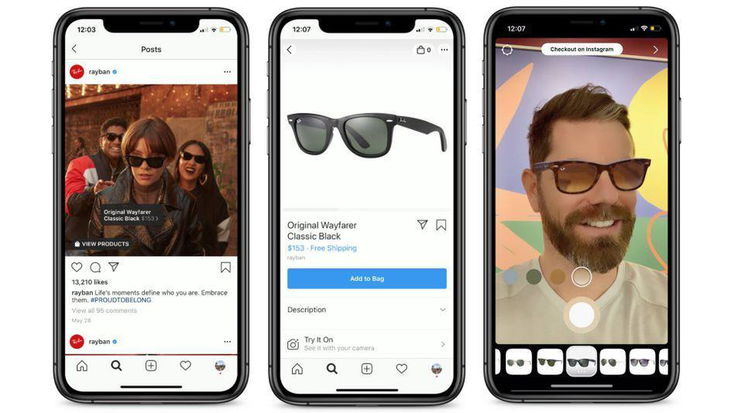 Instagram vi farà provare i vostri futuri acquisti in realtà aumentata