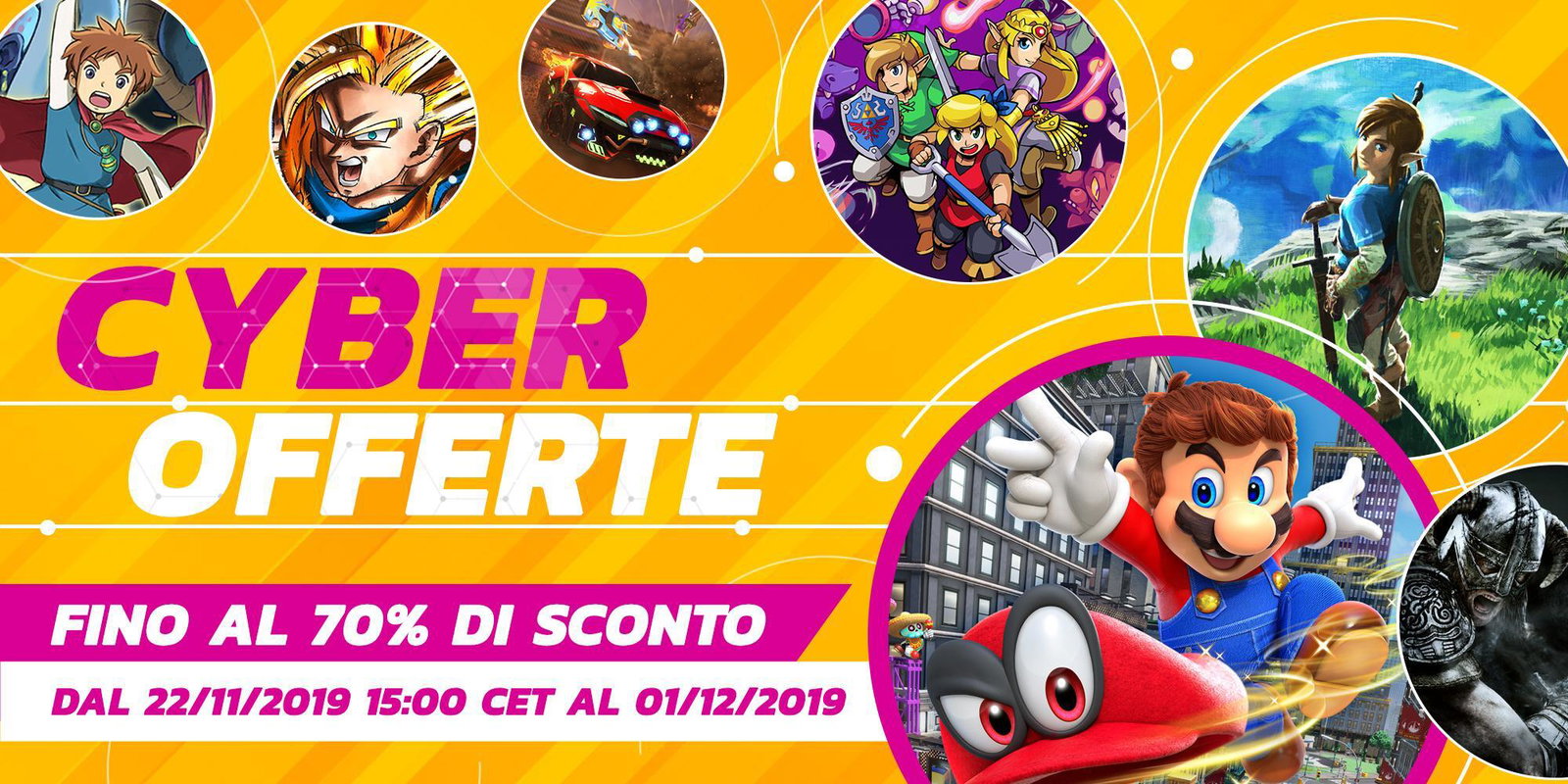 Nintendo eShop, tutte le offerte Black Friday per Switch