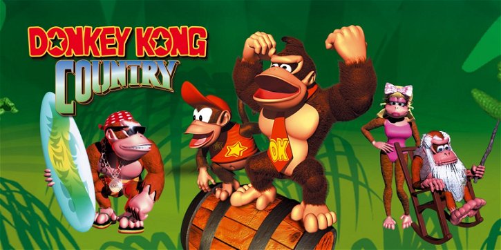 Immagine di Donkey Kong Country, un artwork per il 25imo anniversario