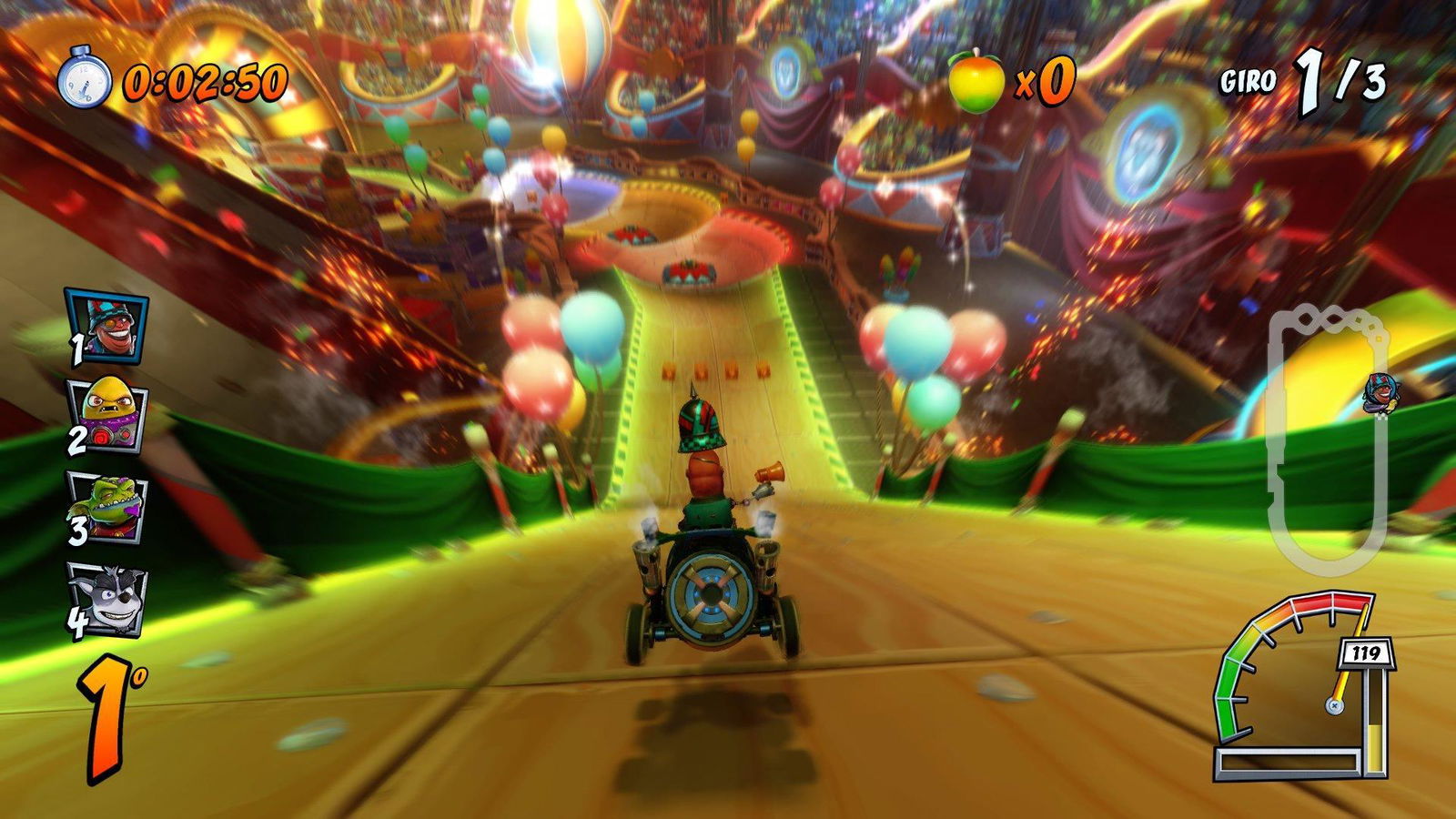 Crash Team Racing NitroFueled uno sguardo al Neon Circuit Grand Prix