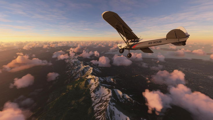 Flight Simulator accoglie la neve in un nuovo spettacolare video