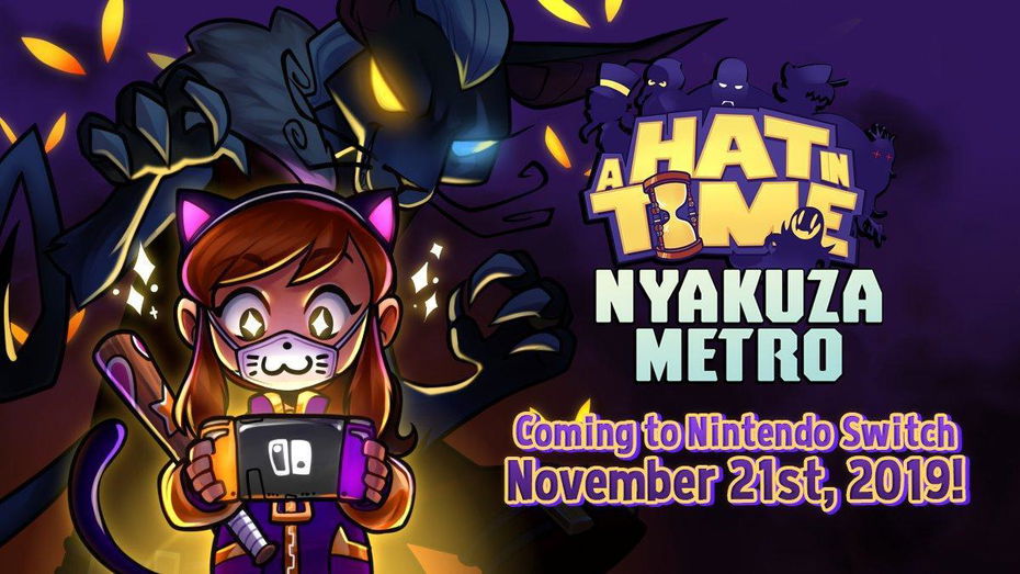 Immagine di Una data per la versione Switch del DLC Nyakuza Metro di A Hat In Time