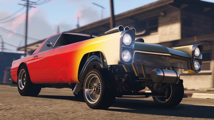 La Vapid Peyote Gasser sfreccia su GTA Online