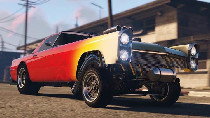 La Vapid Peyote Gasser sfreccia su GTA Online