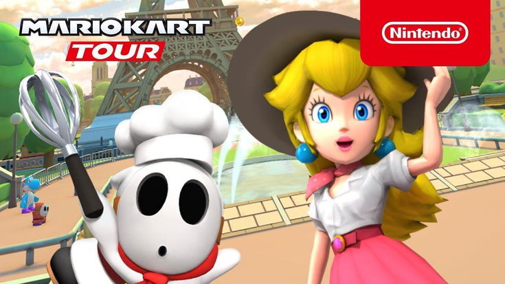 Un nuovo trailer di Mario Kart Tour ci presenta il Paris Tour