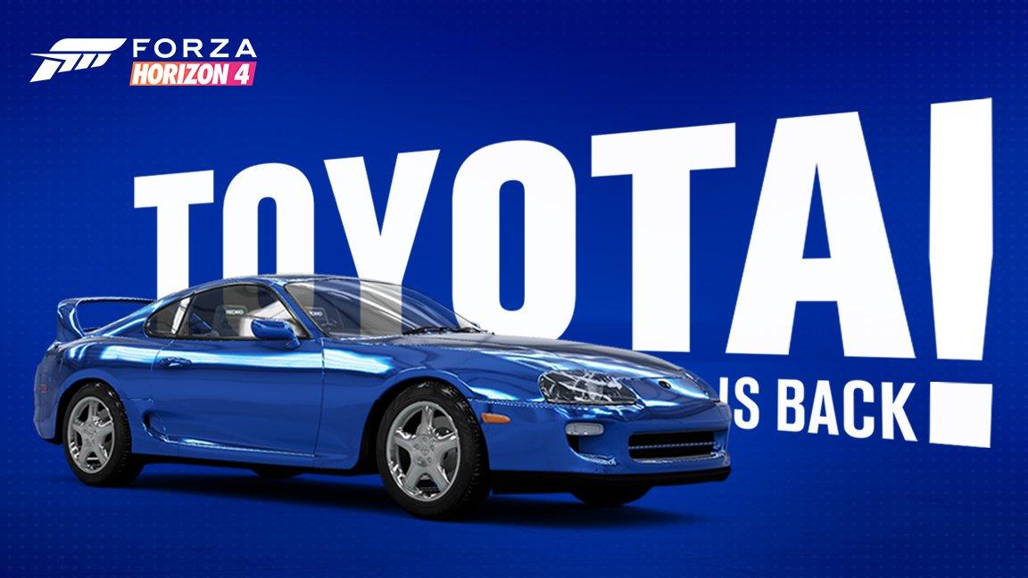 Non solo Gran Turismo: le Toyota tornano in Forza Horizon 4