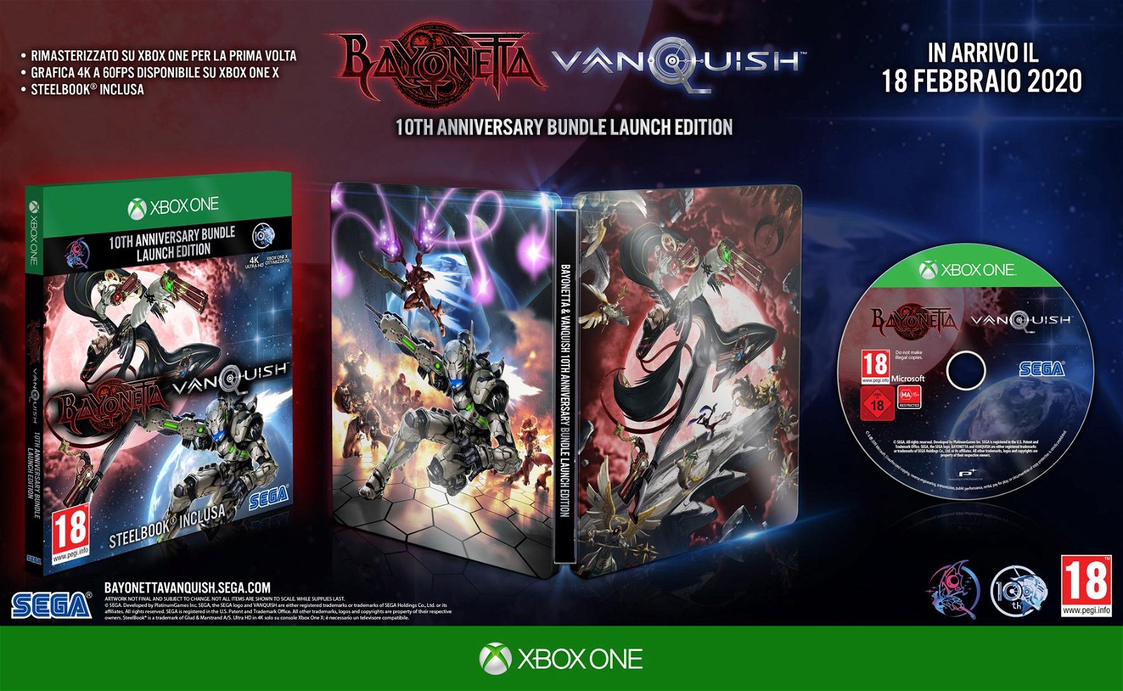 Bayonetta e Vanquish arrivano su PS4 e Xbox One il 18 febbraio