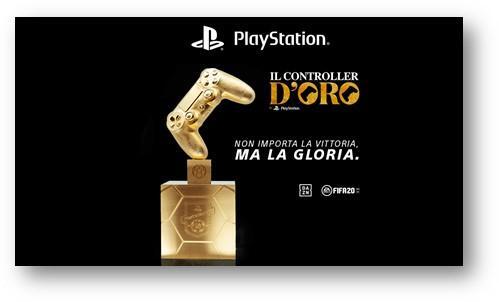 Pierluigi Pardo premia il vincitore del concorso "Controller d'Oro" al derby della Lanterna