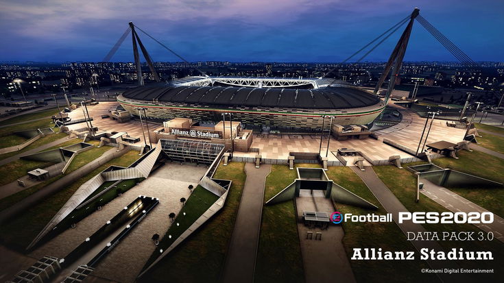 eFootball PES 2020, un trailer per il Data Pack 3.0 (e l'Allianz Stadium)