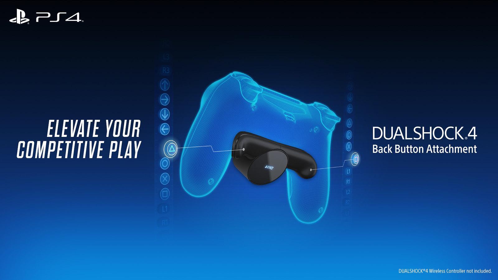 DualShock 4, Sony svela l'attacco posteriore tasti per il gaming competitivo