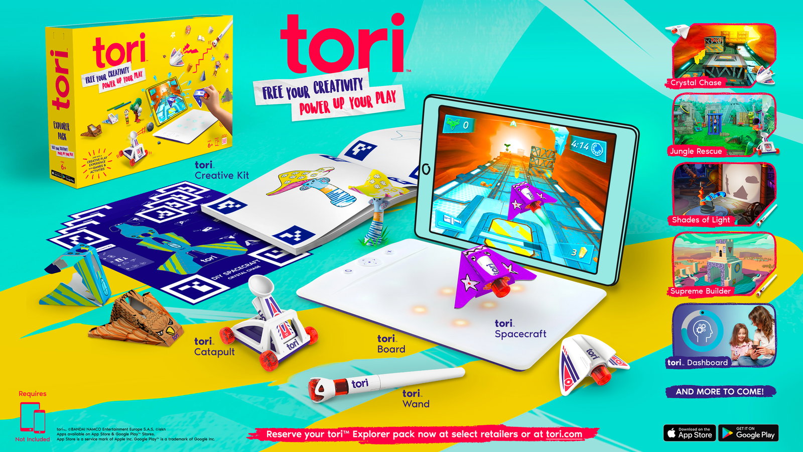 tori Explorer Pack permette di liberare la propria creatività