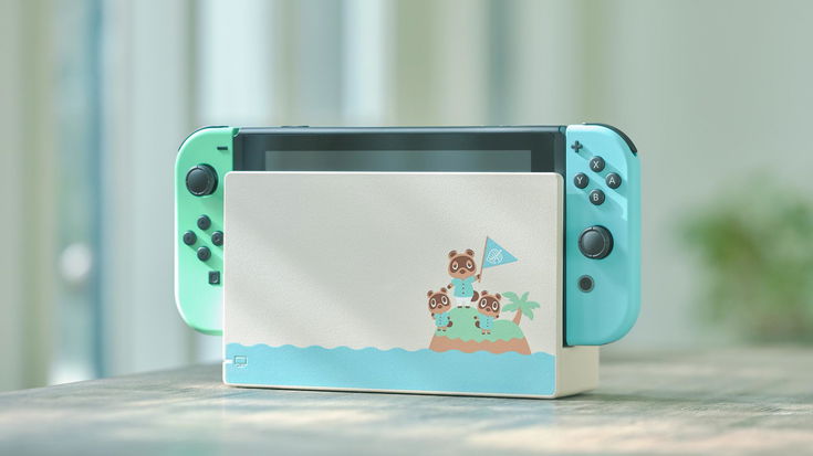 Nintendo presenta un modello di Switch a tema Animal Crossing New Horizons