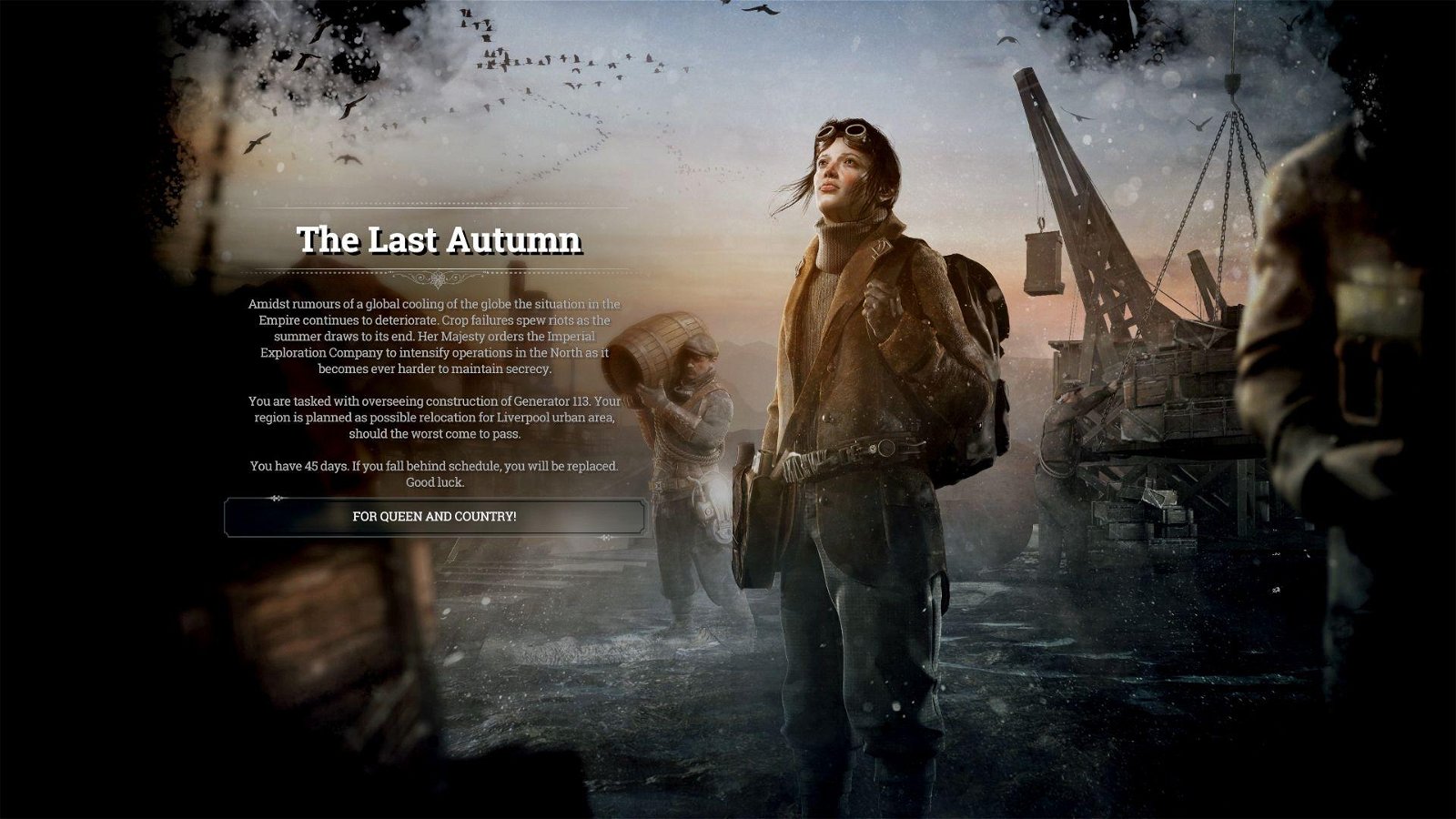 Il DLC The Last Autumn di Frostpunk è ora disponibile per PC