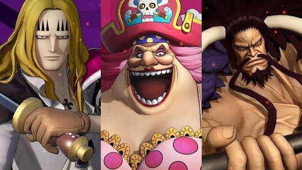 Basil, Charlotte e Kaido protagonisti di tre nuovi trailer di One Piece Pirate Warriors 4