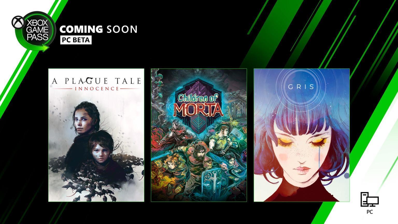 Xbox Game Pass PC introduce A Plague Tale, Children of Morta, Gris