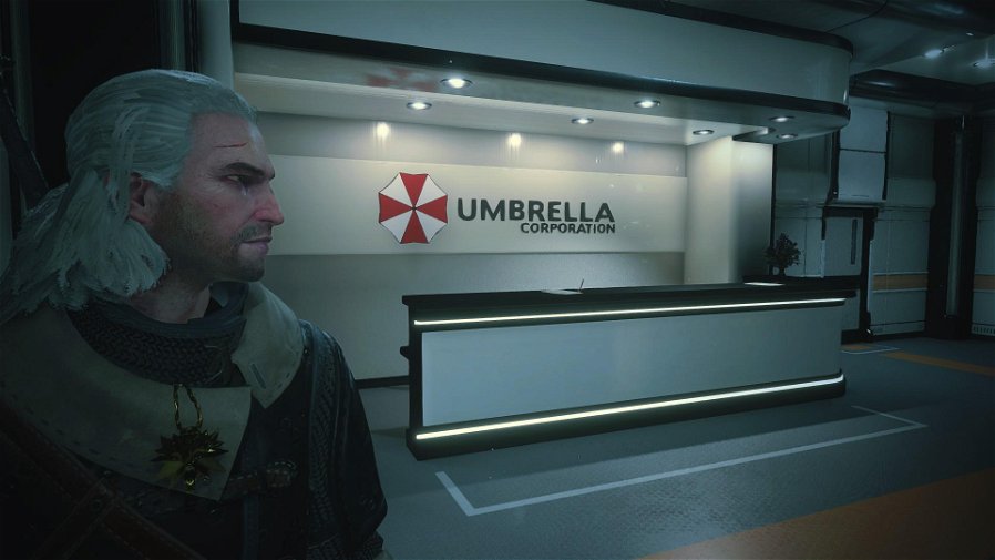 Immagine di Dopo Ciri, in Resident Evil 2 arriva anche Geralt da The Witcher 3