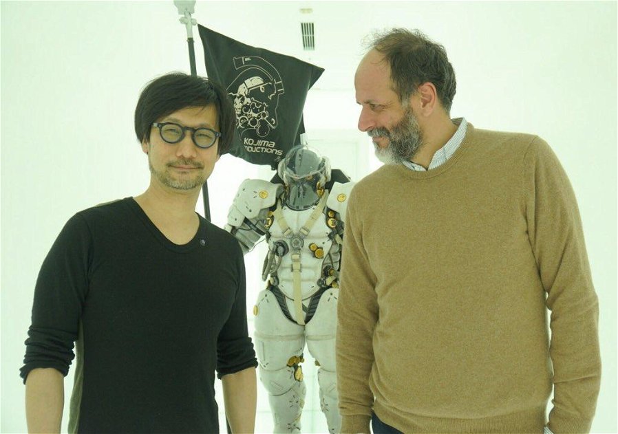 Immagine di Luca Guadagnino in visita da Kojima Productions