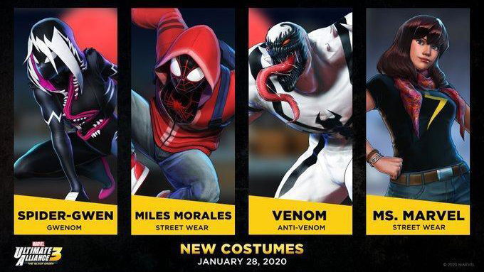 Nuovi costumi per Marvel Ultimate Alliance 3