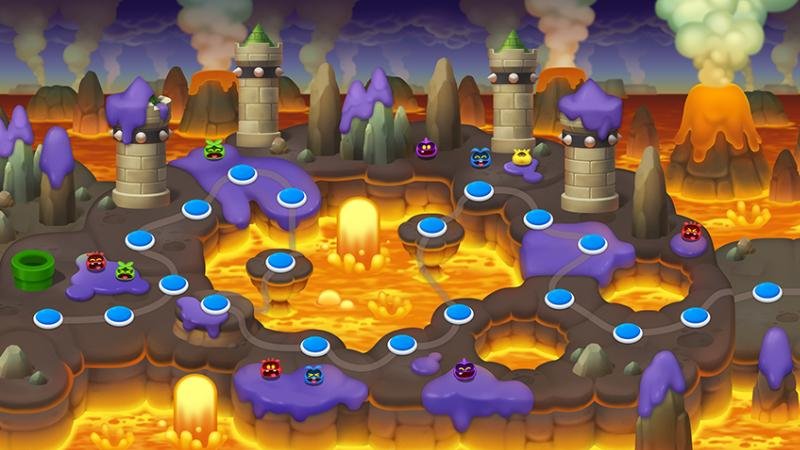 Immagine di Fire Mario e Fire Peach in arrivo in Dr. Mario World