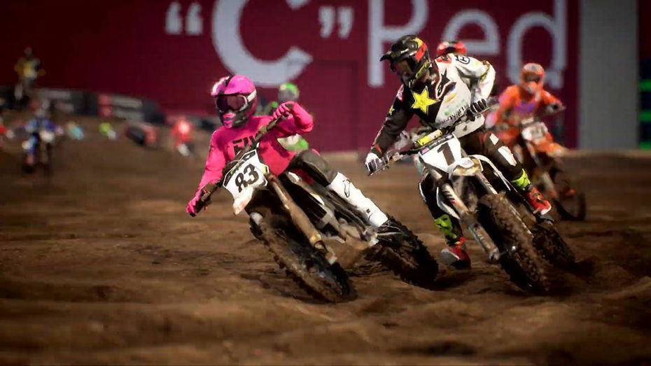 Immagine di Un trailer di Monster Energy Supercross 3 ci presenta le motocicliste