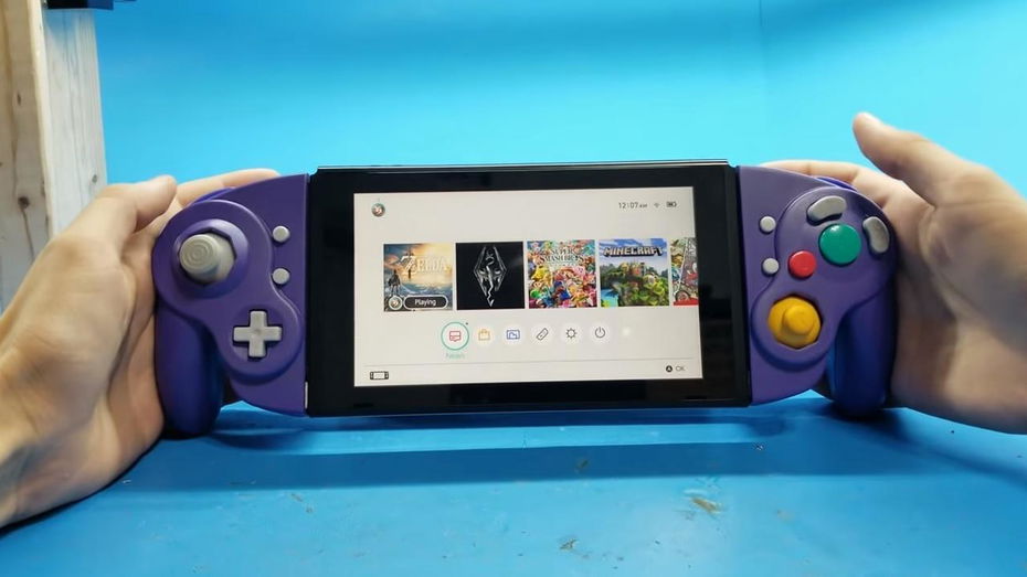 Immagine di Modder realizza controller GameCube in formato Joy-Con per Switch