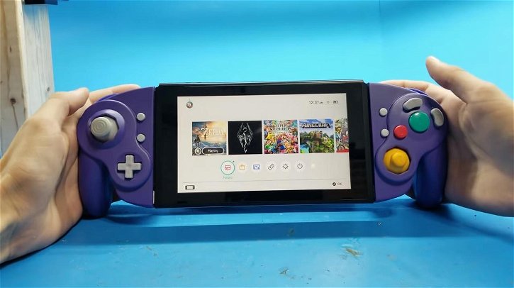 Immagine di Modder realizza controller GameCube in formato Joy-Con per Switch