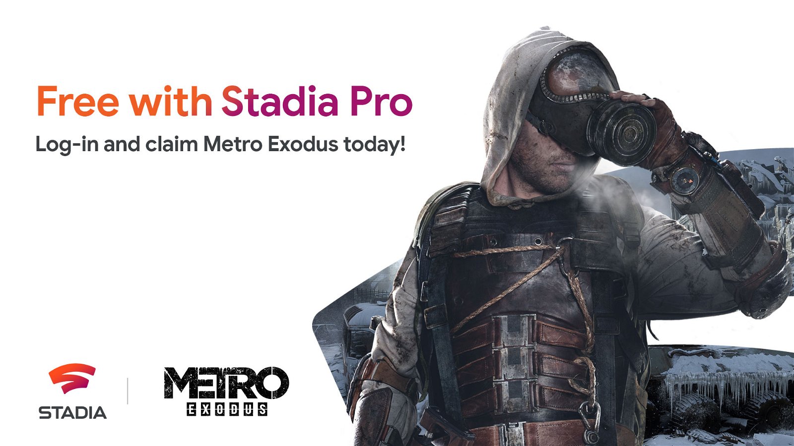 Google ricorda che Metro Exodus è disponibile agli abbonati a Stadia Pro