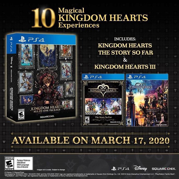 Immagine di Kingdom Hearts All-In-One Package annunciato per PS4